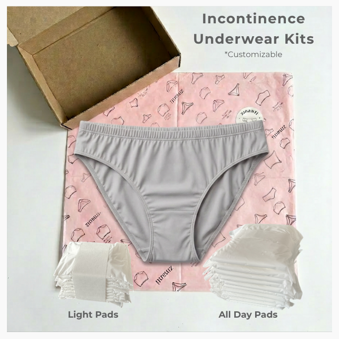 Incontinence underwear kits