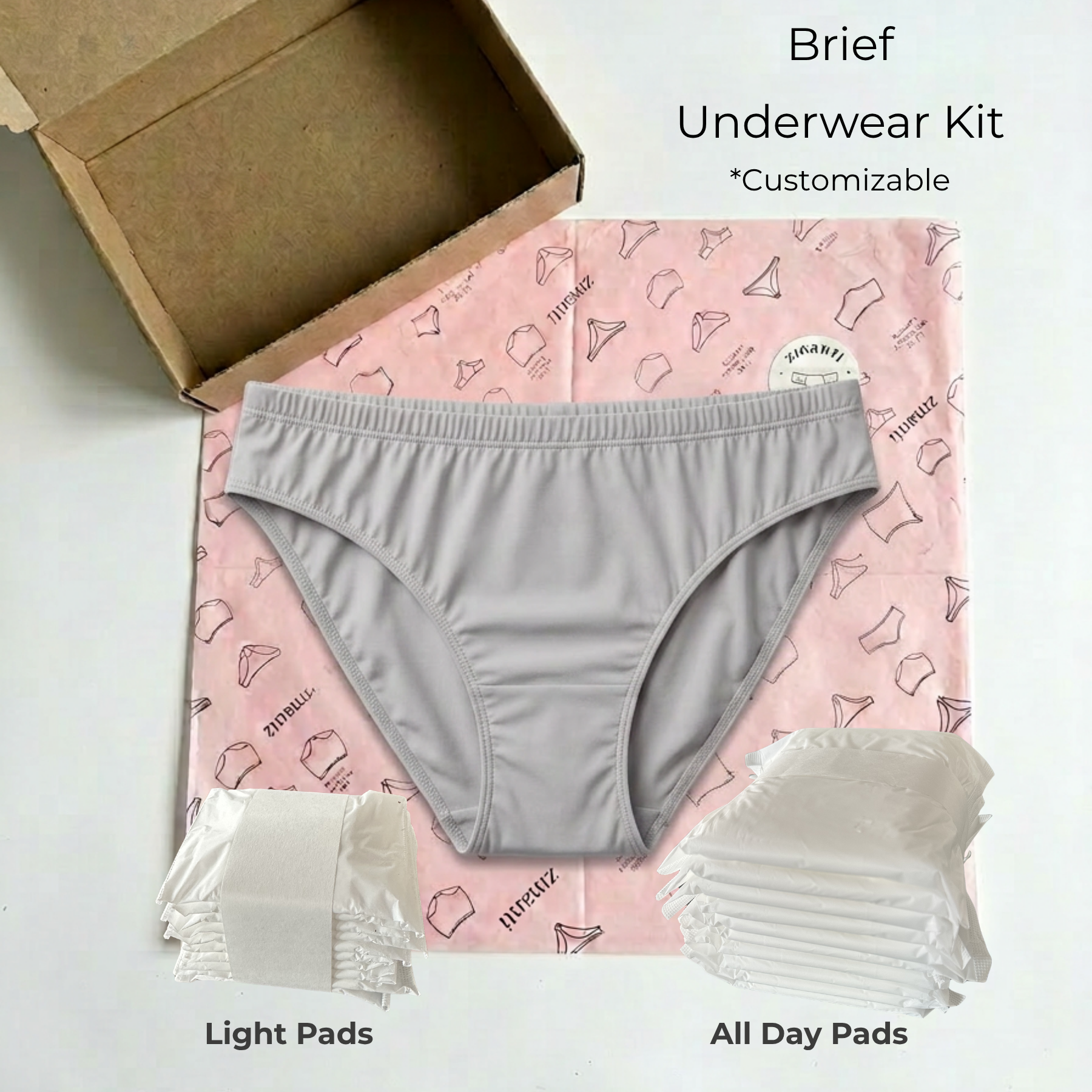 Zmanti Incontinence Underwear Kit - BRIEF