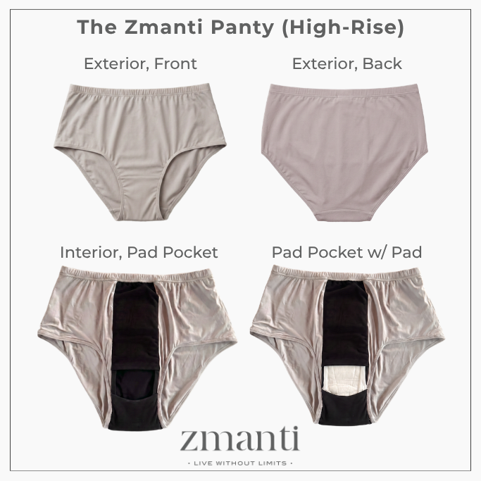 High Rise Incontinence Underwear Kit